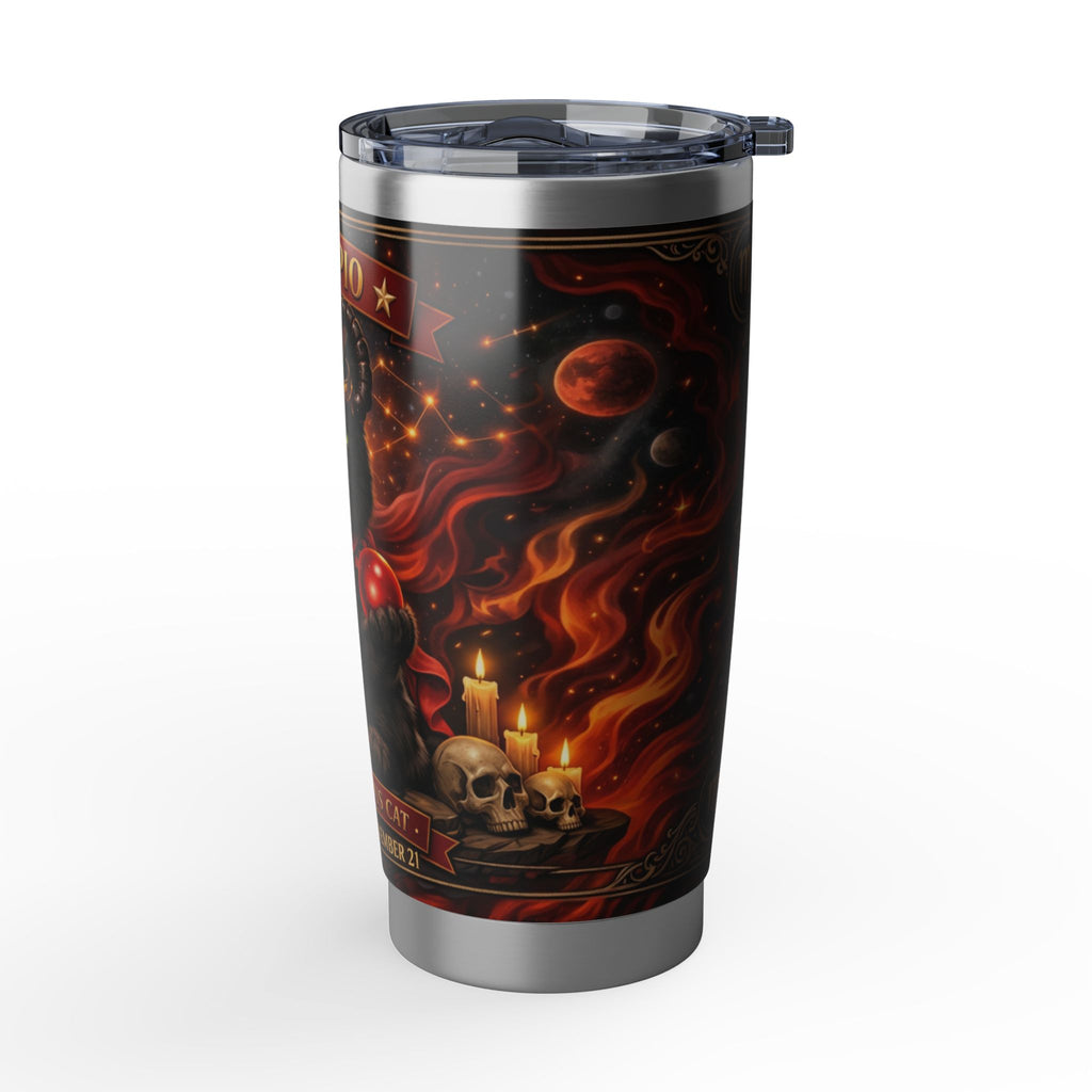 Scorpio Cat Zodiac Tumbler - The Mysterious Cat