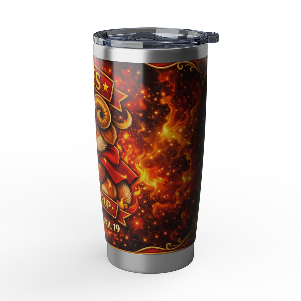 Aries Dog Zodiac Tumbler - The Fire Pup