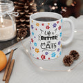 Life Is Better with Cats Ceramic Mug — 11oz Cat Lover Coffee Cup