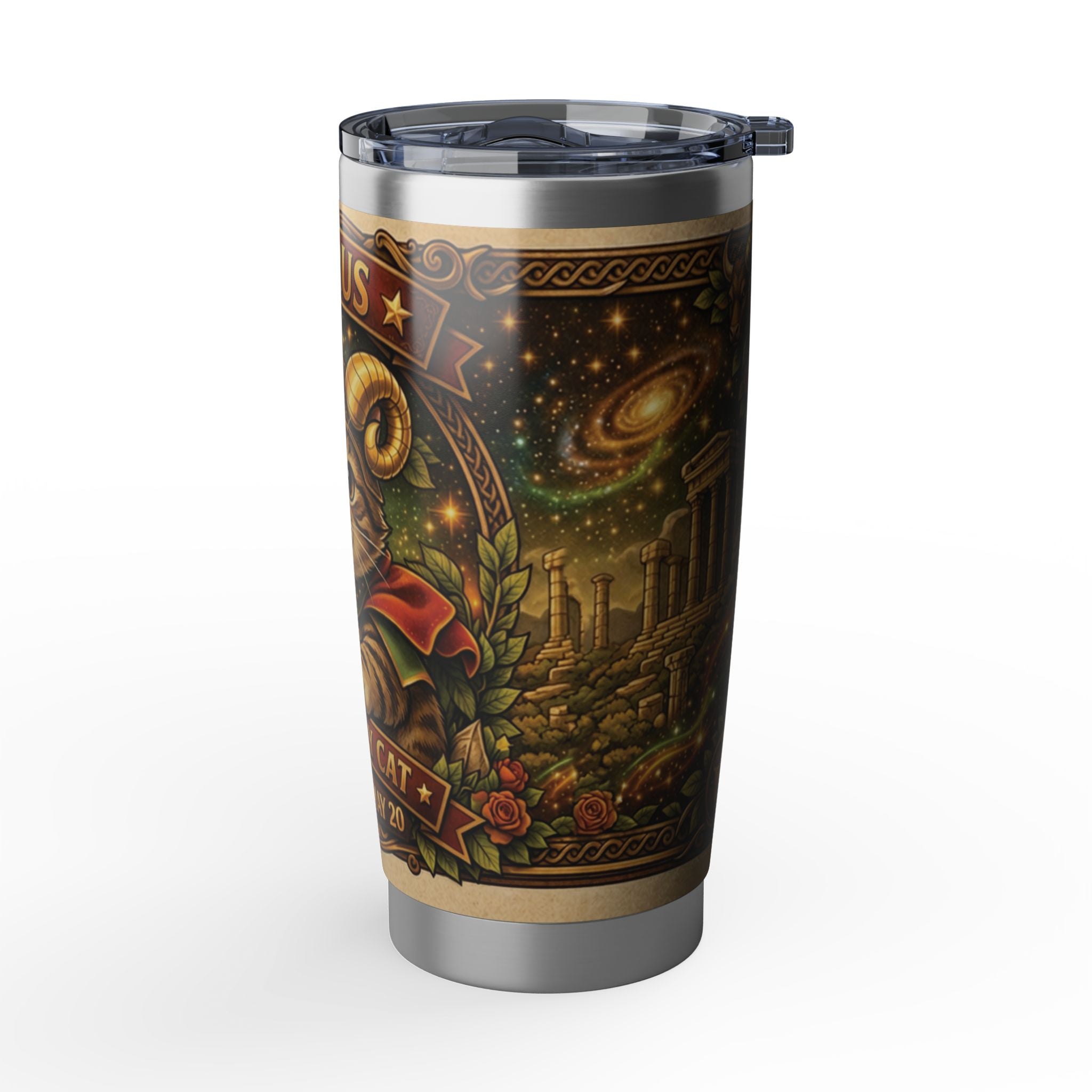 Taurus Cat Zodiac Tumbler - The Bully Cat