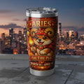 Aries Dog Zodiac Tumbler - The Fire Pup