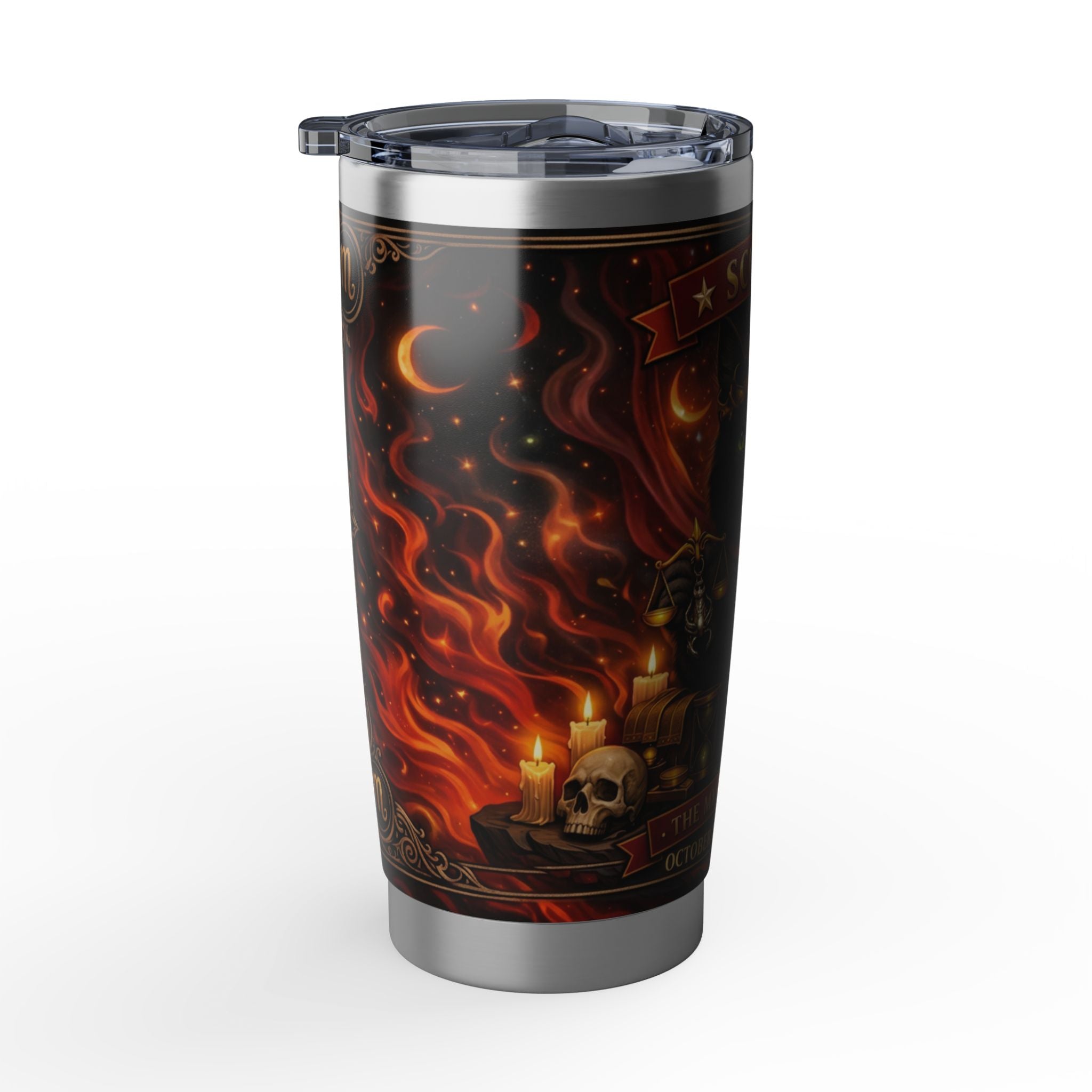 Scorpio Cat Zodiac Tumbler - The Mysterious Cat