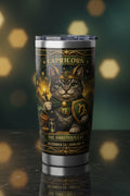 Capricorn Cat Zodiac Tumbler - The Ambitious Cat