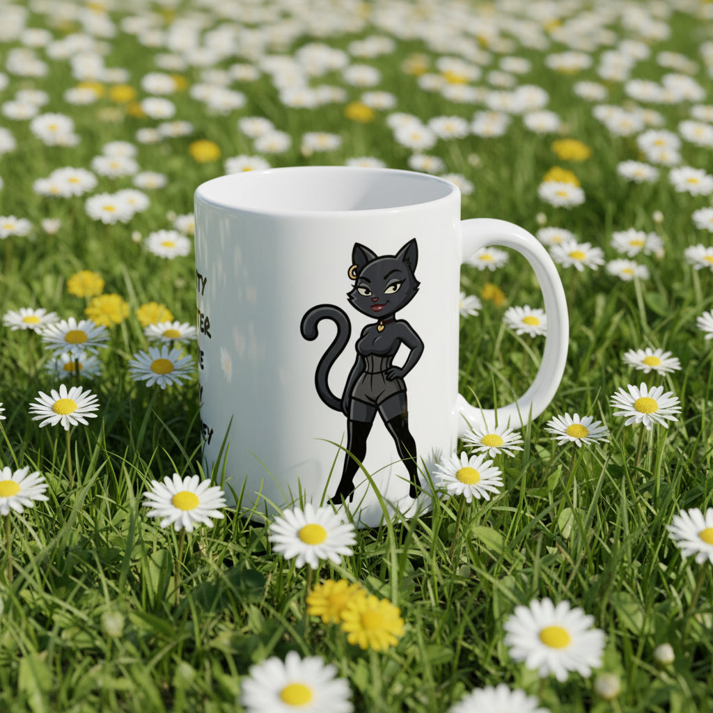 Kitty Better Have My Money Mug – Funny Sassy Cat Lover Coffee Mug, (11oz, 15oz)