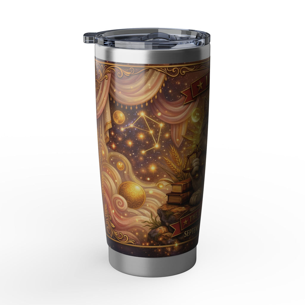 Libra Cat Zodiac Tumbler - The Balanced Cat